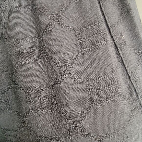 Savage X Fenty Woven Voile Sleep Long Robe Black Monogram Jacquard xs/s - Picture 5 of 8